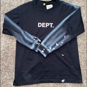 Gallery Dept. Painted Washed Black Longsleeve t-shirt